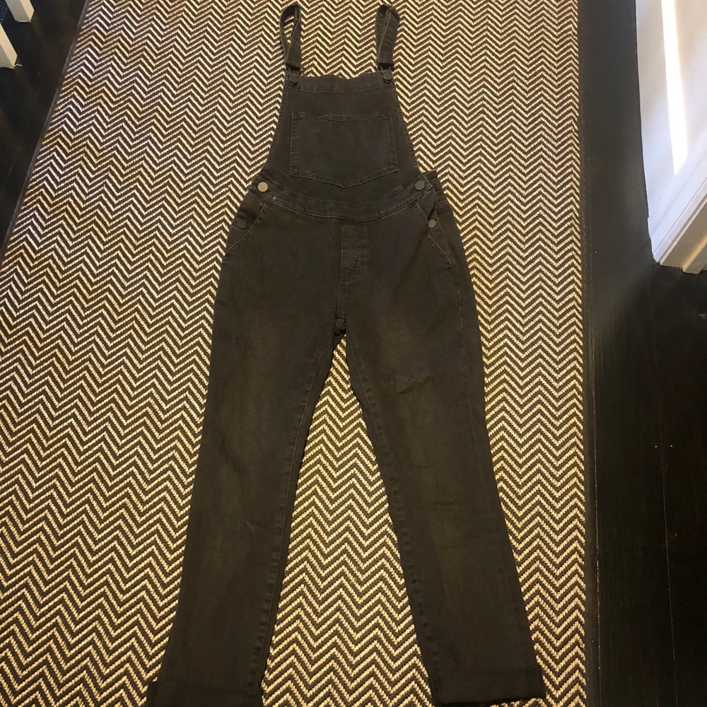 BDG Black Overalls